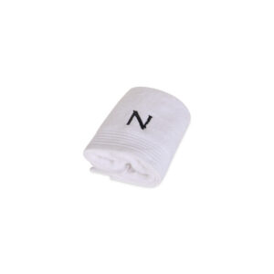 White Monogrammed Hand Towel with Personalized 'N