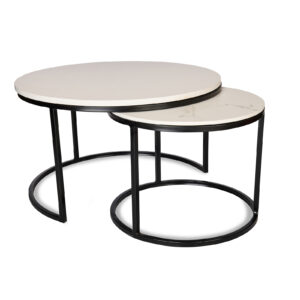 White Marble Nesting Tables