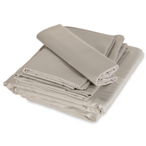 Ostrica Medium Tan Sateen Queen Set