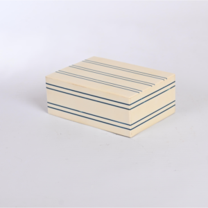 Blue & Ivory Resin Mdm Box
